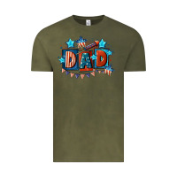 Vintage Olive American Dad  4th of july Vintage Tee - CowGirlArtShop