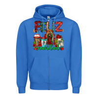 True Royal feliz navidad lady of Guadalupe christmas coffee Zipper Hoodie - Jasminsmagicworld