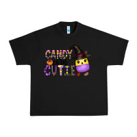 Black Candy Corn Cutie Urban Heavy Tee - CowhideDigitalArt