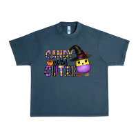 Midnight Navy Candy Corn Cutie Urban Heavy Tee - CowhideDigitalArt