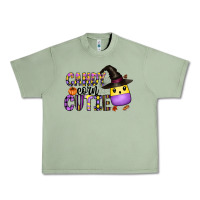Oil Green Candy Corn Cutie Urban Heavy Tee - CowhideDigitalArt