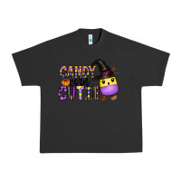 Pigment Black Candy Corn Cutie Urban Heavy Tee - CowhideDigitalArt