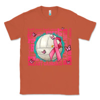 Copper pink out breast cancer volleyballs Classic Tee - AdoDesignShop
