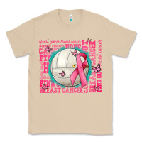 Mushroom pink out breast cancer volleyballs Classic Tee - AdoDesignShop
