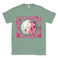 Sage pink out breast cancer volleyballs Classic Tee - AdoDesignShop