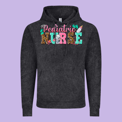 Pediatric Nurse Vintage Hoodie Designed By Texasbilliewilder