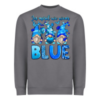 Storm in april we wear blue autism gnomes Heavyweight Sweatshirt - Zillion Design Studio