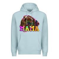Blue Mist football mama Premium Hoodie - LillyAllenDesigns