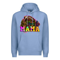 Colony Blue football mama Premium Hoodie - LillyAllenDesigns