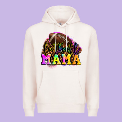 Football Mama Premium Hoodie Designed By Lillyallendesigns