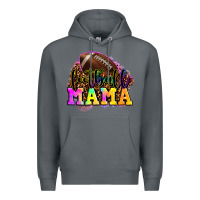 Rock football mama Premium Hoodie - LillyAllenDesigns