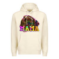 Sandshell football mama Premium Hoodie - LillyAllenDesigns