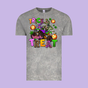 Trick Rawr Treat Vintage Tee Designed By Adodesignshop