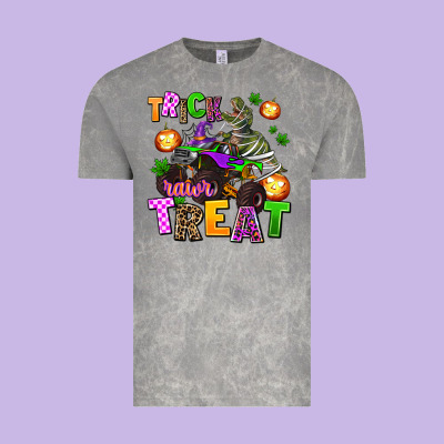 Trick Rawr Treat Vintage Tee Designed By Adodesignshop