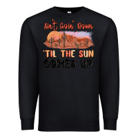 Black ain't goin' down 'til the sun comes up Premium Sweatshirt - MaliasSmallBusiness