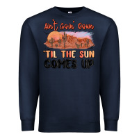 Navy ain't goin' down 'til the sun comes up Premium Sweatshirt - MaliasSmallBusiness