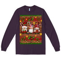 Plum christmas gnomes Long Sleeve Tee - Artiststas