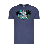 Vintage Denim beach please Vintage Tee - SublimationCraftShop