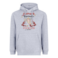 Heather Grey cupids brewing company Heavyweight Hoodie - MaliasSmallBusiness