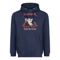 Navy cupids brewing company Heavyweight Hoodie - MaliasSmallBusiness