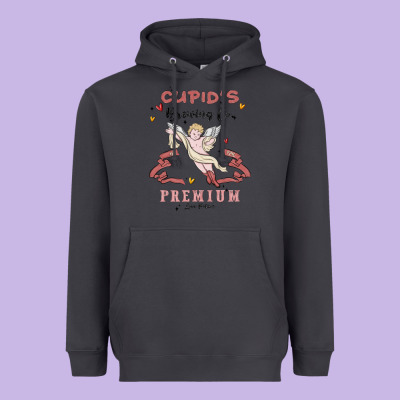 Cupids Brewing Company Heavyweight Hoodie Designed By Maliassmallbusiness