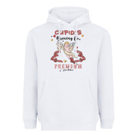 White cupids brewing company Heavyweight Hoodie - MaliasSmallBusiness