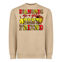 Mushroom diamonds are a girl's best friend softball Heavyweight Sweatshirt - Zillion Design Studio
