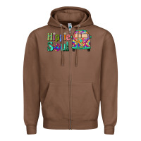 Chestnut hippie soul caravan Zipper Hoodie - BarkalooDesign