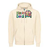 Sandshell hippie soul caravan Zipper Hoodie - BarkalooDesign