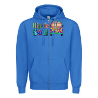 True Royal hippie soul caravan Zipper Hoodie - BarkalooDesign