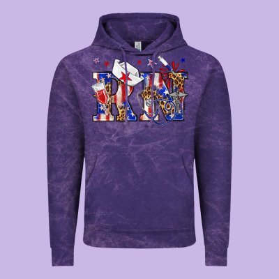Rn Registered Nurse Billie Wilder Vintage Hoodie Designed By Texasbilliewilder
