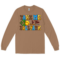 Toasted Coconut take me to the ballpark softball Long Sleeve Tee - AdoDesignShop