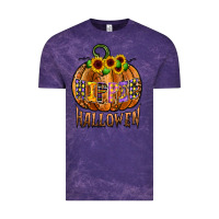 Cloud Purple hippie halloween Vintage Tee - CowhideDigitalArt