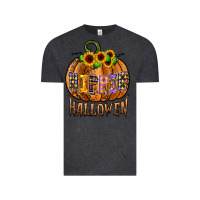 Vintage Black hippie halloween Vintage Tee - CowhideDigitalArt