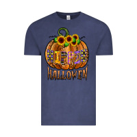 Vintage Denim hippie halloween Vintage Tee - CowhideDigitalArt