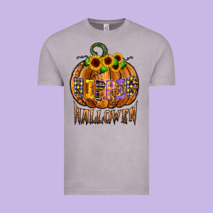 Hippie Halloween Vintage Tee Designed By Cowhidedigitalart
