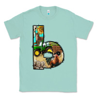 Seafoam farm life alphabet lowercase letters b Classic Tee - BundleAndBundleShop