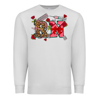Dove Grey valentines day rn Premium Sweatshirt - NancyCooperArtShop