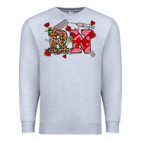 Heather Grey valentines day rn Premium Sweatshirt - NancyCooperArtShop