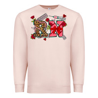 Pale Pink valentines day rn Premium Sweatshirt - NancyCooperArtShop