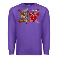 Purple valentines day rn Premium Sweatshirt - NancyCooperArtShop