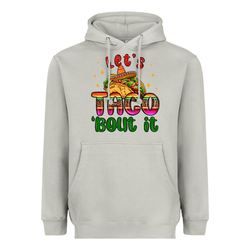 Let S Taco Bout It Heavyweight Hoodie by MaliasSmallBusiness | Teevron