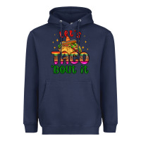 Navy let s taco bout it Heavyweight Hoodie - MaliasSmallBusiness
