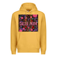 Mustard cheer mom party Premium Hoodie - LillyAllenDesigns