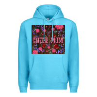 Ocean Blue cheer mom party Premium Hoodie - LillyAllenDesigns