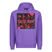 Purple cheer mom party Premium Hoodie - LillyAllenDesigns