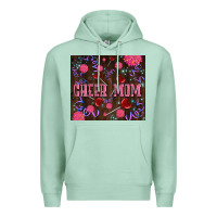 Seafoam cheer mom party Premium Hoodie - LillyAllenDesigns