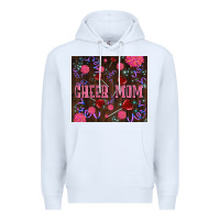 White cheer mom party Premium Hoodie - LillyAllenDesigns