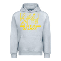 Heather Grey BEST WIFE IN THE GALAXY Urban Hoodie - Bettercallsaul