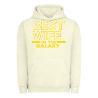 Pigment Pistachio BEST WIFE IN THE GALAXY Urban Hoodie - Bettercallsaul